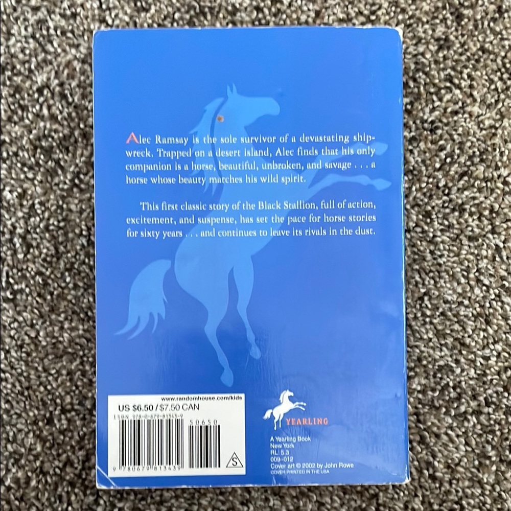 The Black Stallion Book by Walter Farley - Picture 2 of 2